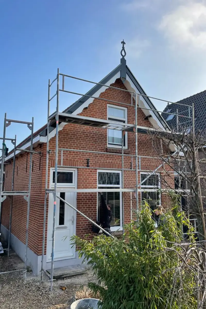 Woonhuis gevelrenovatie